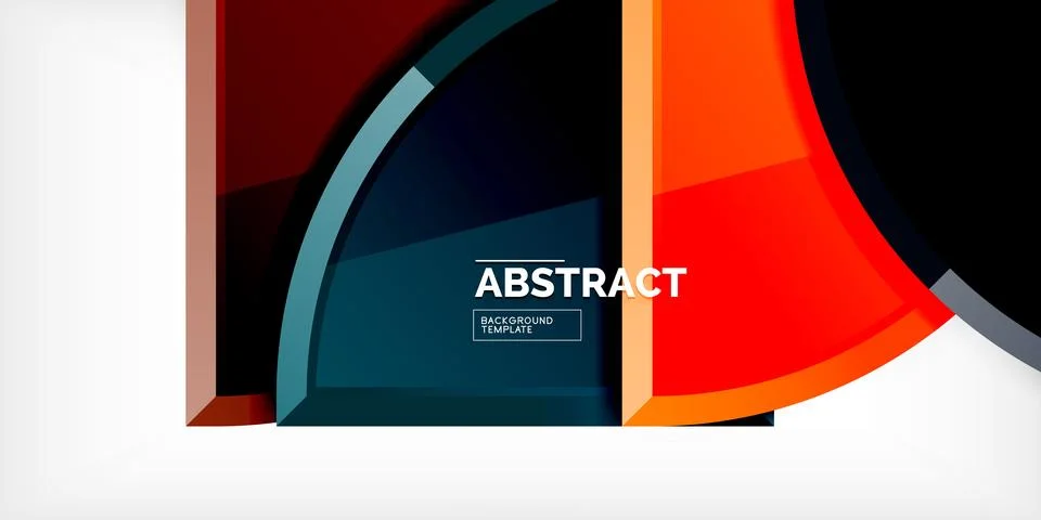 Glossy circles geometric background. Vector Illustration For Wallpaper, Banner Stockillustratie