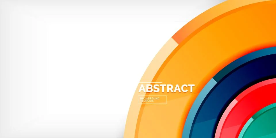 Glossy circles geometric background. Vector Illustration For Wallpaper, Banner 스톡 일러스트