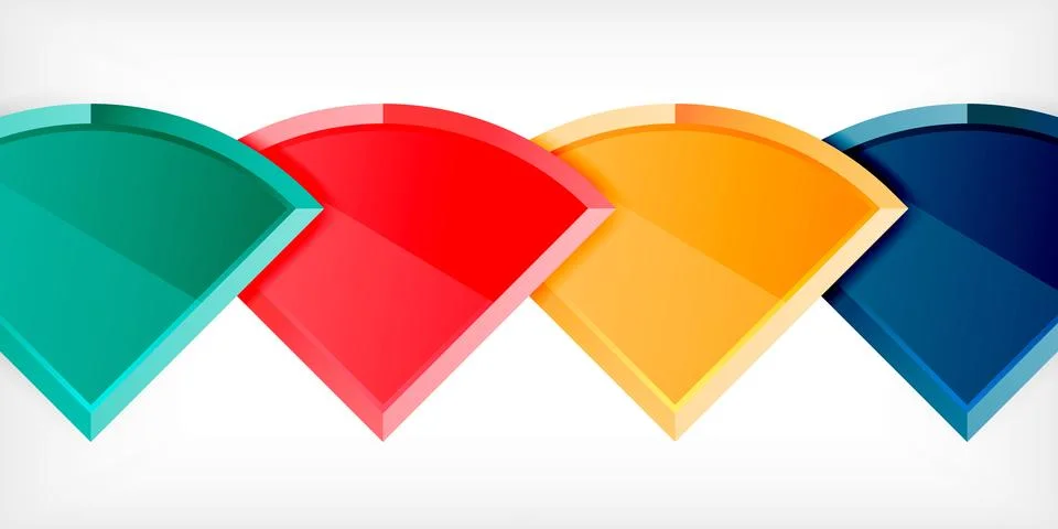 Glossy circles geometric background. Vector Illustration For Wallpaper, Banner Stock Illustration