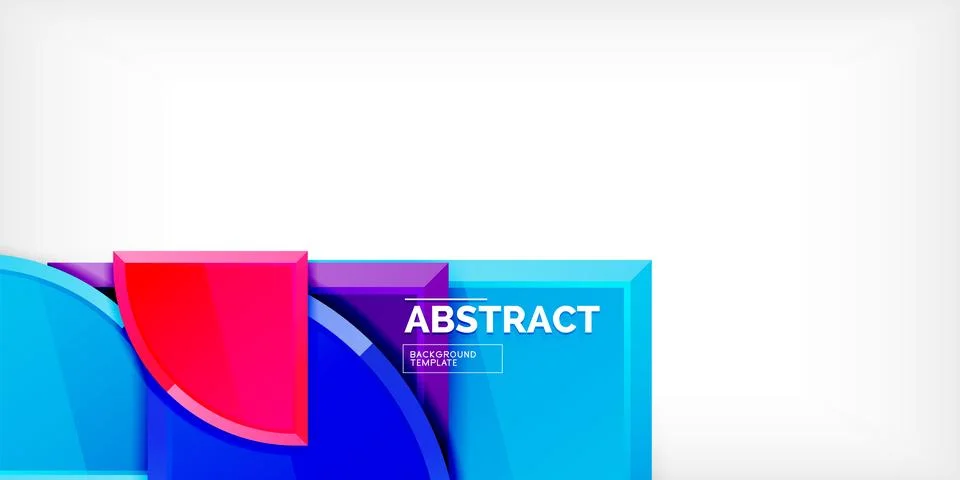 Glossy circles geometric background. Vector Illustration For Wallpaper, Banner Stock Illustration