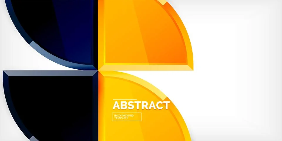 Glossy circles geometric background. Vector Illustration For Wallpaper, Banner 스톡 일러스트