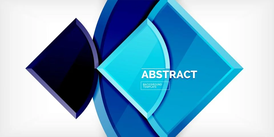 Glossy circles geometric background. Vector Illustration For Wallpaper, Banner Stock Illustration