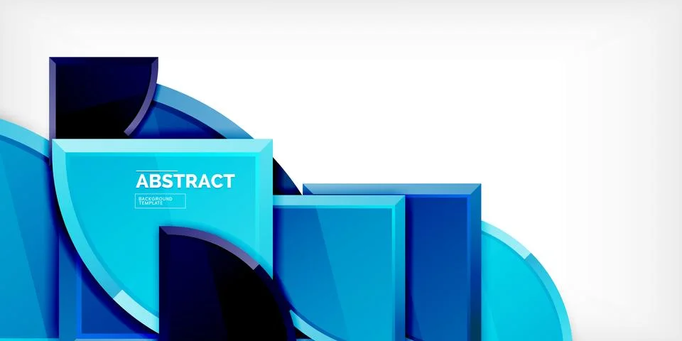 Glossy circles geometric background. Vector Illustration For Wallpaper, Banner 스톡 일러스트