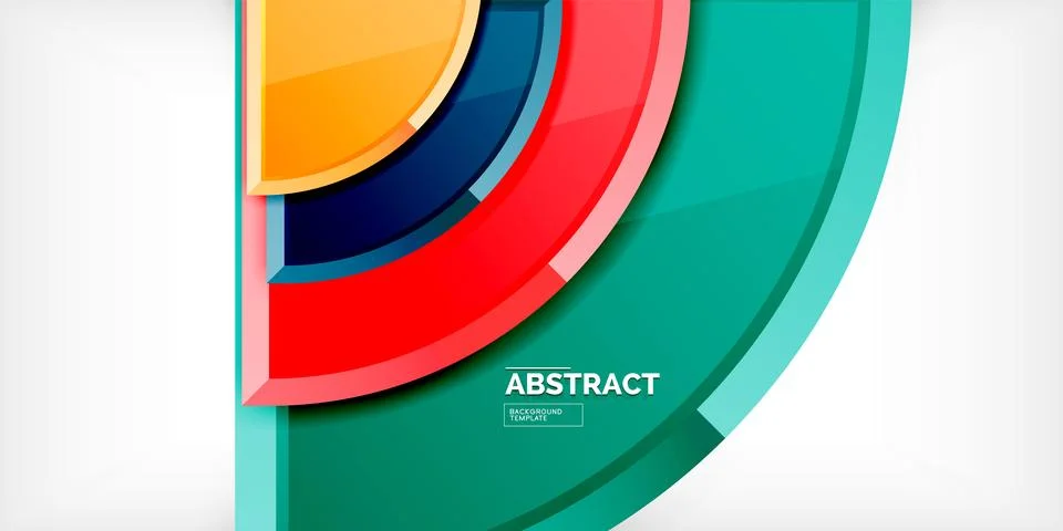 Glossy circles geometric background. Vector Illustration For Wallpaper, Banner 스톡 일러스트