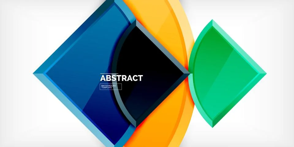 Glossy circles geometric background. Vector Illustration For Wallpaper, Banner 스톡 일러스트
