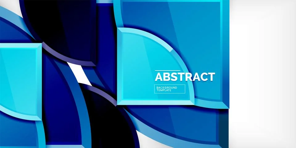 Glossy circles geometric background. Vector Illustration For Wallpaper, Banner イラスト素材