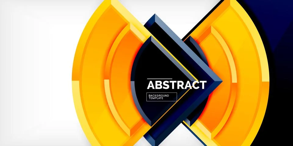 Glossy circles geometric background. Vector Illustration For Wallpaper, Banner 스톡 일러스트