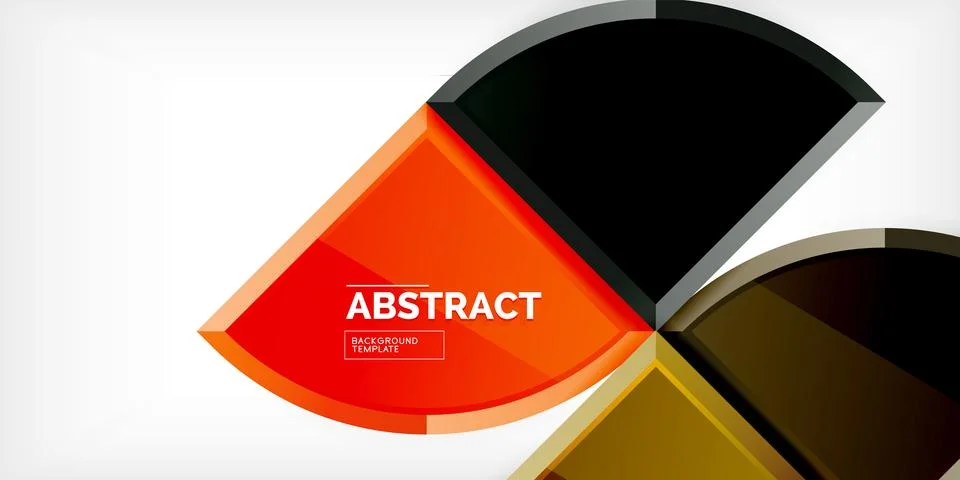 Glossy circles geometric background. Vector Illustration For Wallpaper, Banner イラスト素材