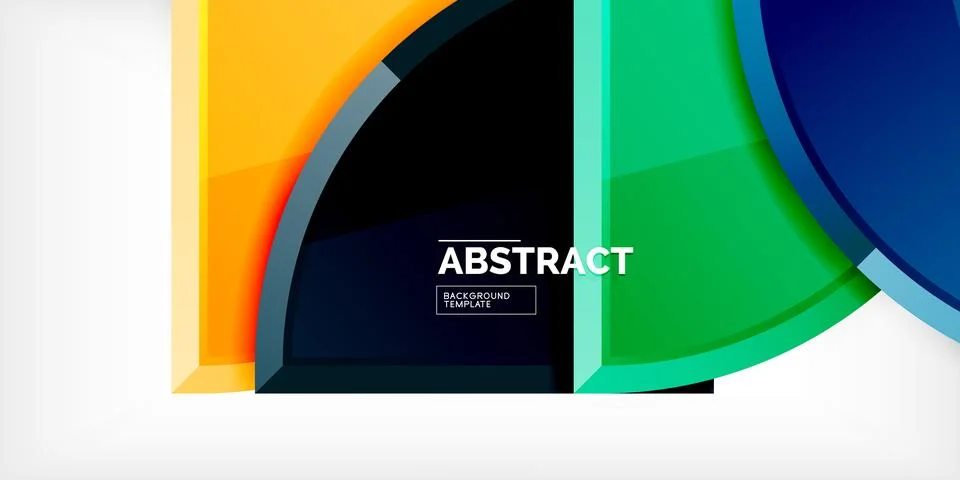 Glossy circles geometric background. Vector Illustration For Wallpaper, Banner 스톡 일러스트