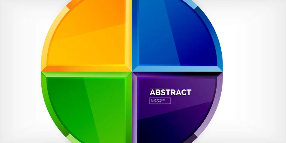 Glossy circles geometric background. Vector Illustration For Wallpaper, Banner Stockillustratie