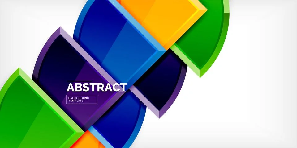 Glossy circles geometric background. Vector Illustration For Wallpaper, Banner Stock Illustration