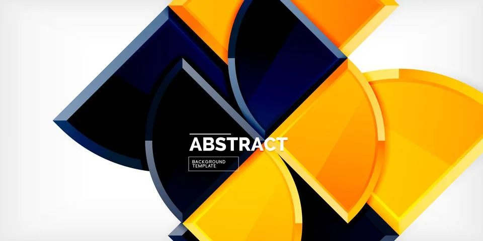 Glossy circles geometric background. Vector Illustration For Wallpaper, Banner 스톡 일러스트