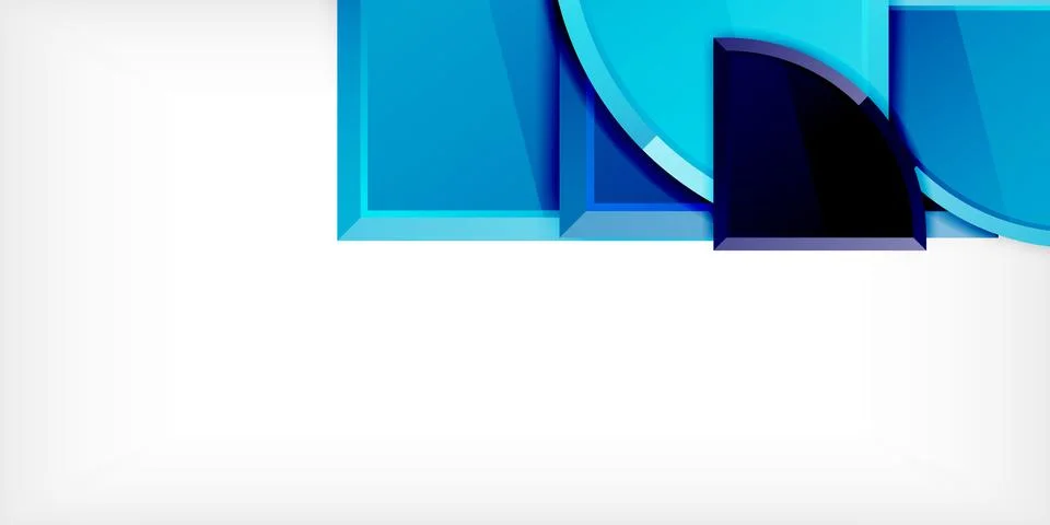Glossy circles geometric background. Vector Illustration For Wallpaper, Banner Stock Illustration
