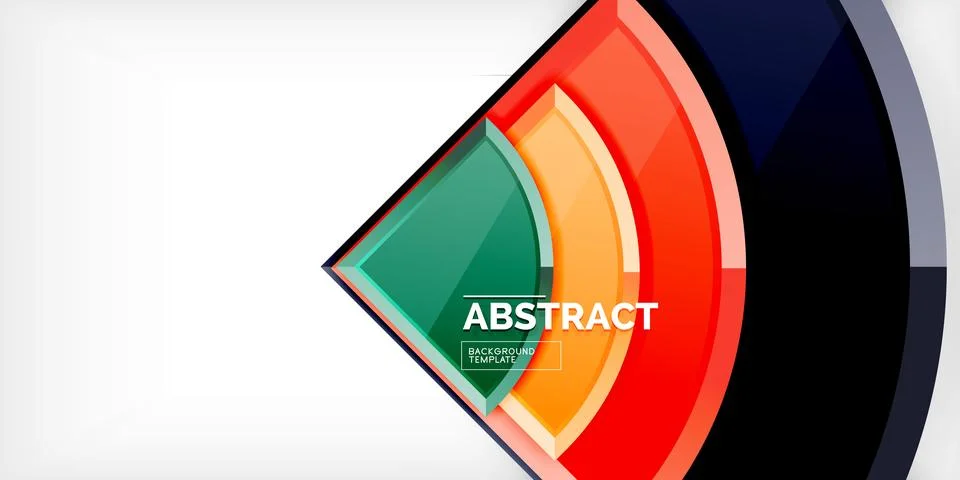 Glossy circles geometric background. Vector Illustration For Wallpaper, Banner 스톡 일러스트
