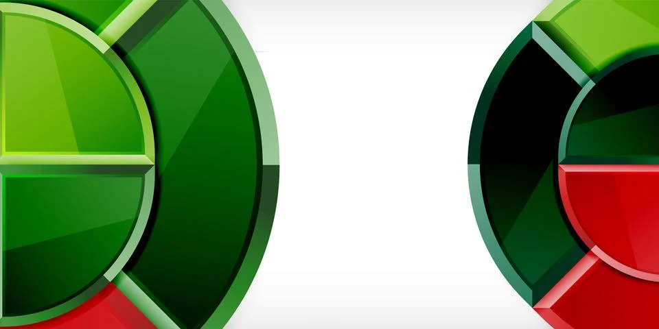Glossy circles geometric background. Vector Illustration For Wallpaper, Banner 스톡 일러스트
