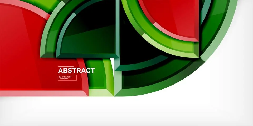 Glossy circles geometric background. Vector Illustration For Wallpaper, Banner 스톡 일러스트
