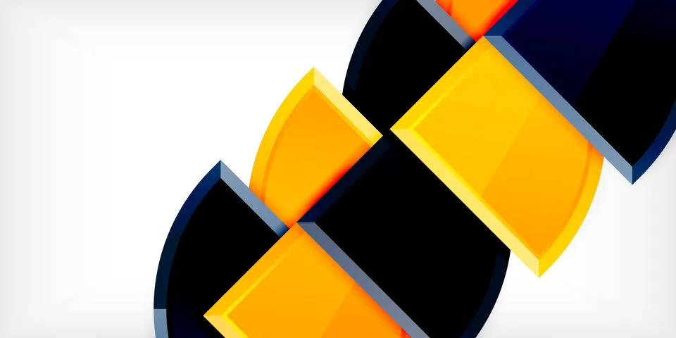 Glossy circles geometric background. Vector Illustration For Wallpaper, Banner Stockillustratie