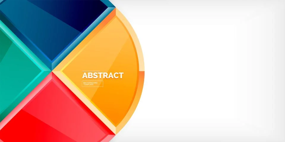 Glossy circles geometric background. Vector Illustration For Wallpaper, Banner イラスト素材