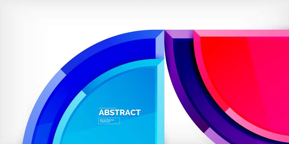 Glossy circles geometric background. Vector Illustration For Wallpaper, Banner 스톡 일러스트