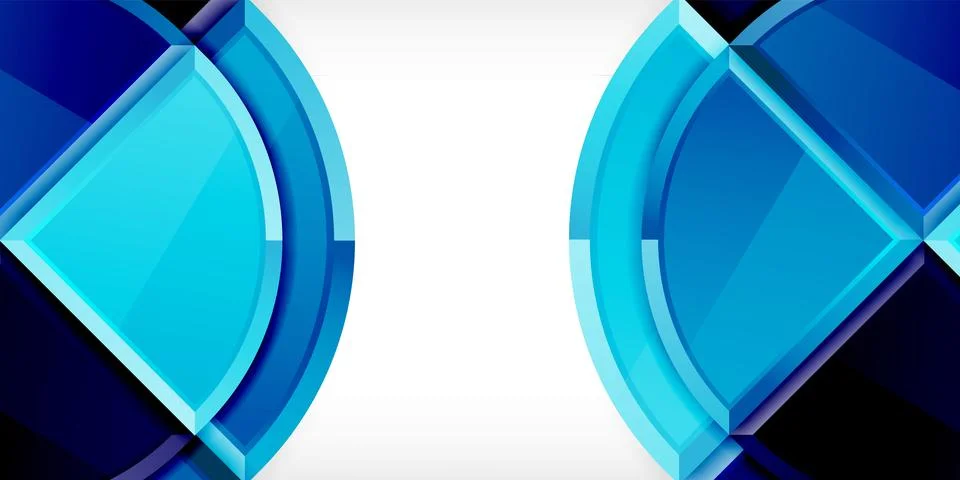 Glossy circles geometric background. Vector Illustration For Wallpaper, Banner Stock Illustration