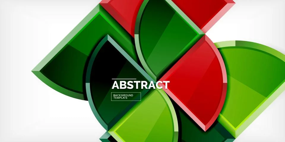 Glossy circles geometric background. Vector Illustration For Wallpaper, Banner 스톡 일러스트