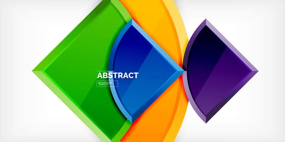 Glossy circles geometric background. Vector Illustration For Wallpaper, Banner 스톡 일러스트