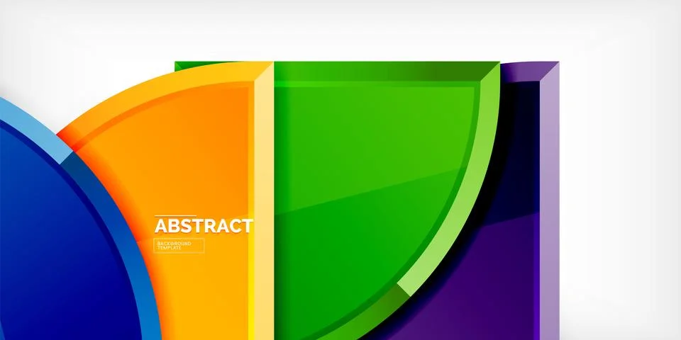 Glossy circles geometric background. Vector Illustration For Wallpaper, Banner 스톡 일러스트