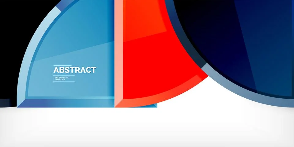 Glossy circles geometric background. Vector Illustration For Wallpaper, Banner 스톡 일러스트