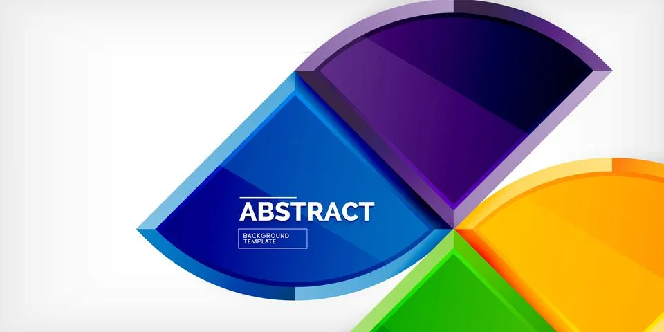Glossy circles geometric background. Vector Illustration For Wallpaper, Banner Stockillustratie
