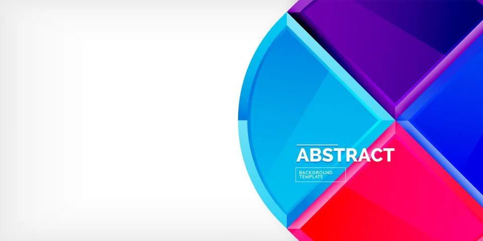 Glossy circles geometric background. Vector Illustration For Wallpaper, Banner 스톡 일러스트