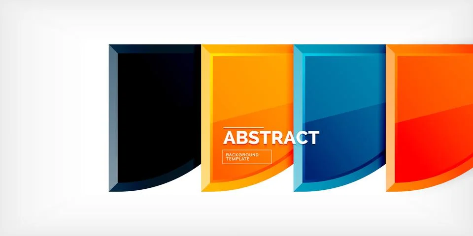 Glossy circles geometric background. Vector Illustration For Wallpaper, Banner Stockillustratie