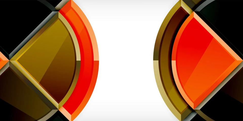 Glossy circles geometric background. Vector Illustration For Wallpaper, Banner 스톡 일러스트