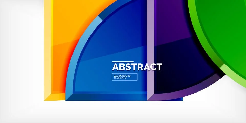 Glossy circles geometric background. Vector Illustration For Wallpaper, Banner 스톡 일러스트