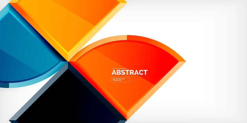 Glossy circles geometric background. Vector Illustration For Wallpaper, Banner イラスト素材