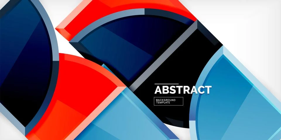 Glossy circles geometric background. Vector Illustration For Wallpaper, Banner Stock Illustration
