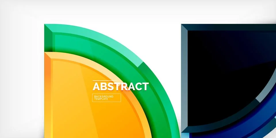 Glossy circles geometric background. Vector Illustration For Wallpaper, Banner 스톡 일러스트