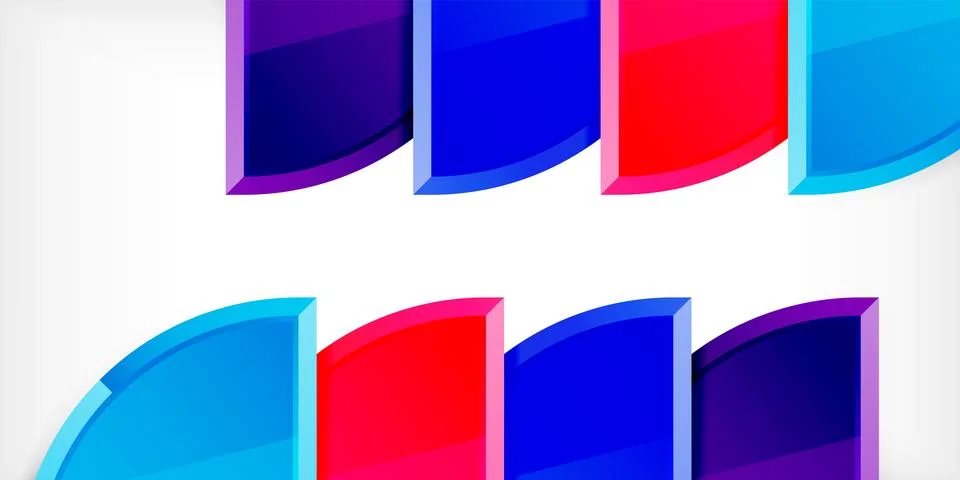 Glossy circles geometric background. Vector Illustration For Wallpaper, Banner 스톡 일러스트