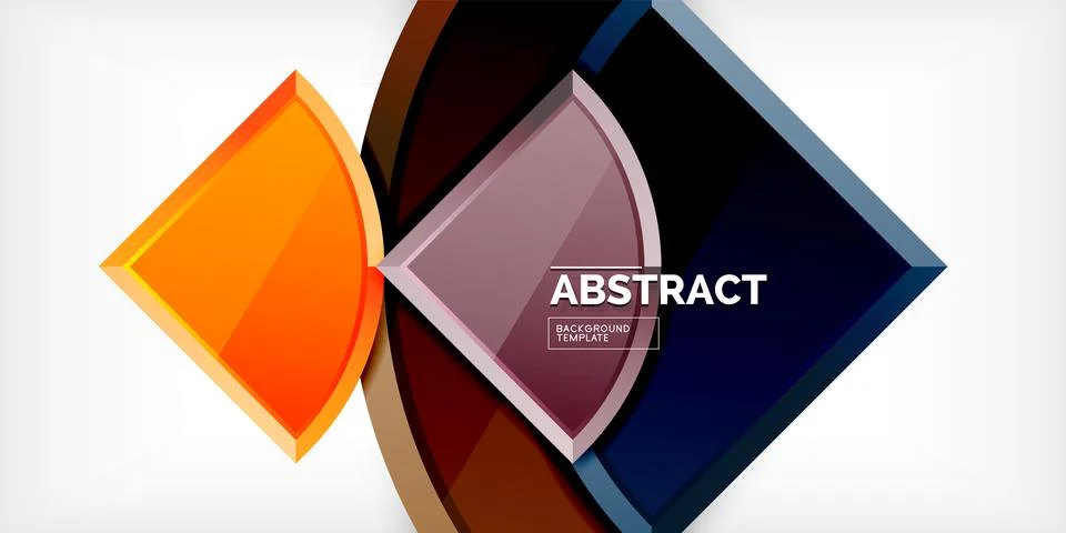 Glossy circles geometric background. Vector Illustration For Wallpaper, Banner 스톡 일러스트