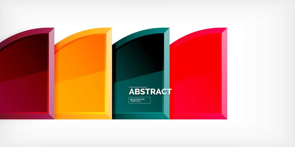 Glossy circles geometric background. Vector Illustration For Wallpaper, Banner Stock Illustration