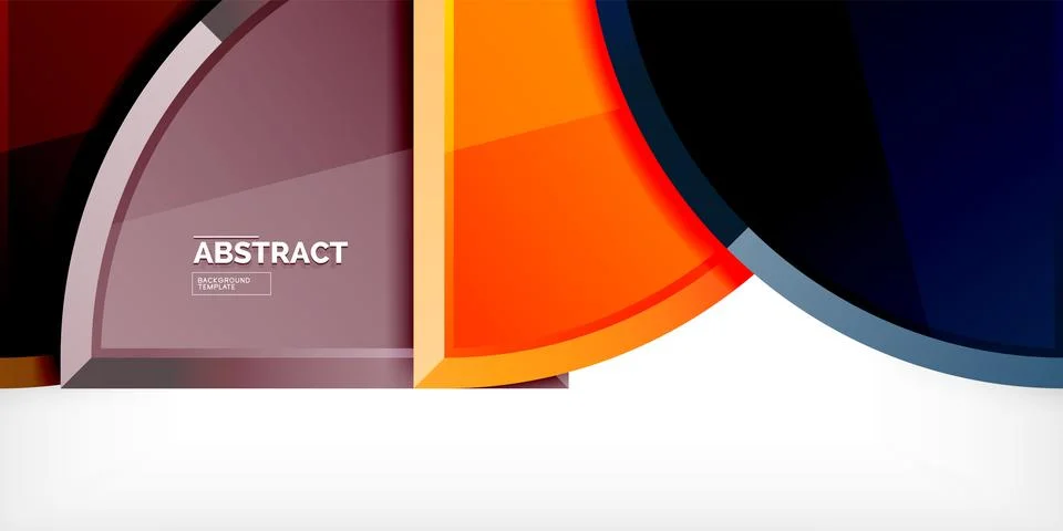 Glossy circles geometric background. Vector Illustration For Wallpaper, Banner 스톡 일러스트