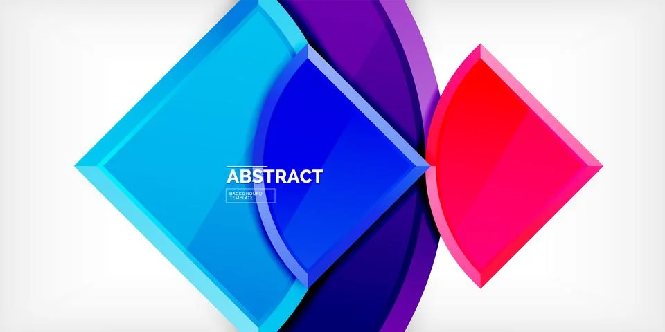 Glossy circles geometric background. Vector Illustration For Wallpaper, Banner 스톡 일러스트