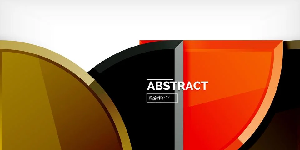 Glossy circles geometric background. Vector Illustration For Wallpaper, Banner 스톡 일러스트