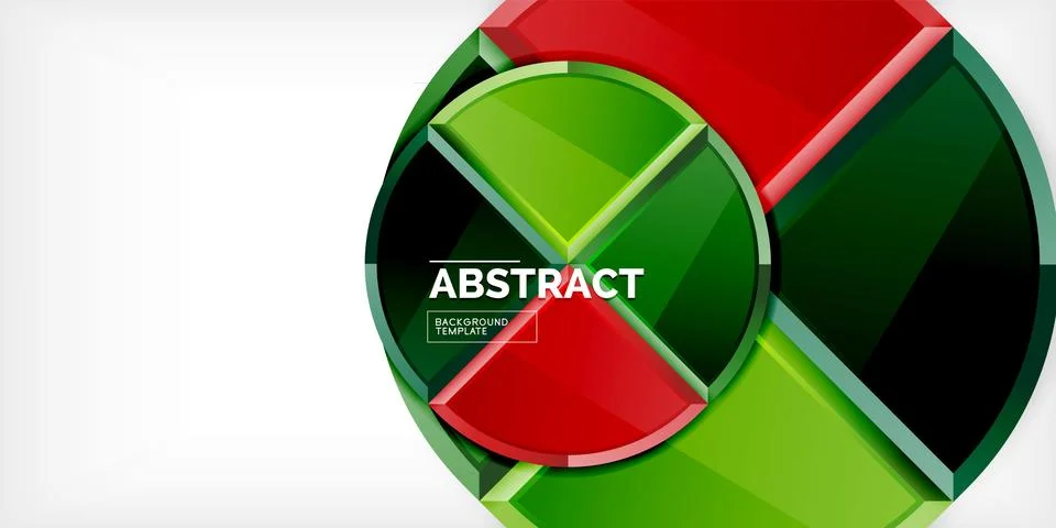 Glossy circles geometric background. Vector Illustration For Wallpaper, Banner 스톡 일러스트