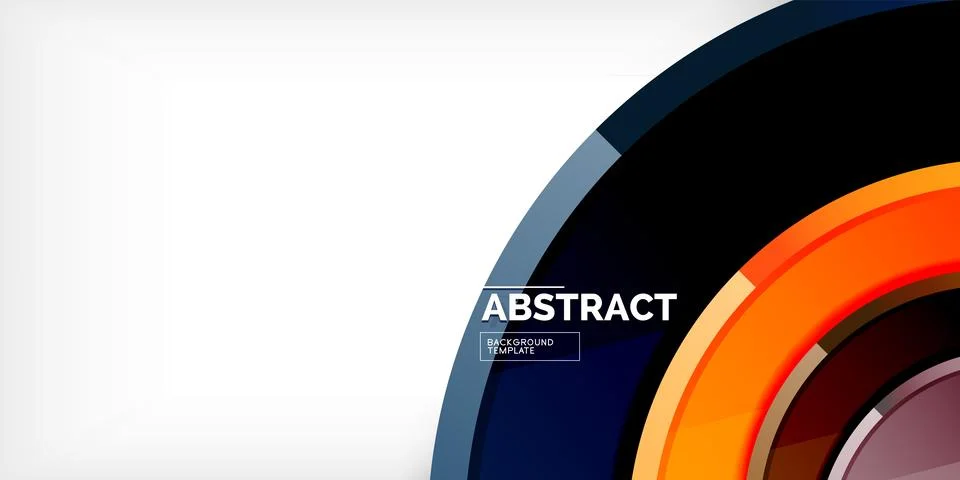 Glossy circles geometric background. Vector Illustration For Wallpaper, Banner 스톡 일러스트