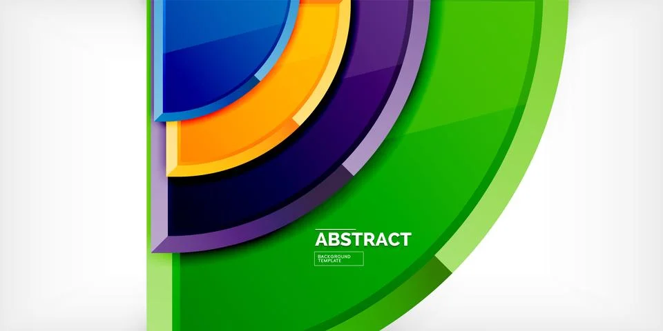 Glossy circles geometric background. Vector Illustration For Wallpaper, Banner 스톡 일러스트
