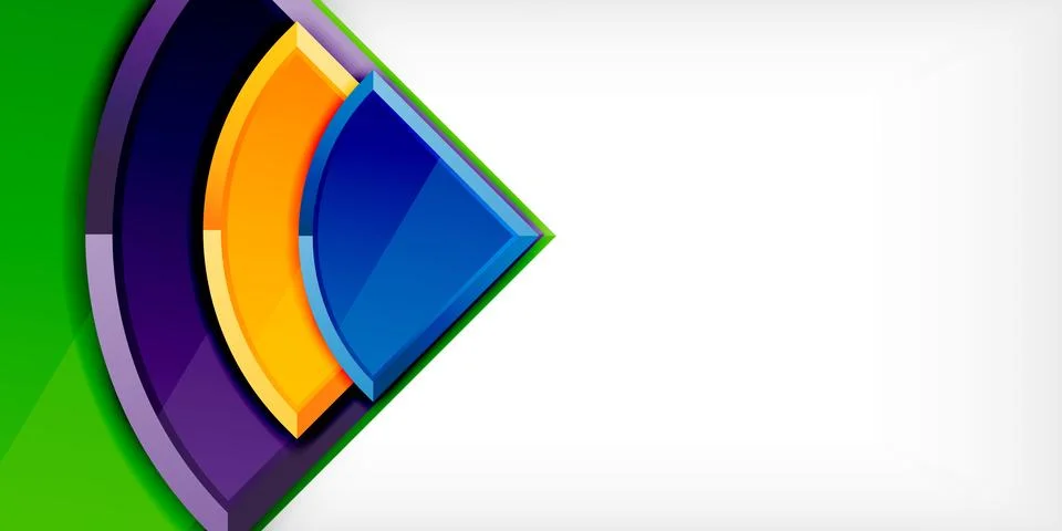 Glossy circles geometric background. Vector Illustration For Wallpaper, Banner 스톡 일러스트