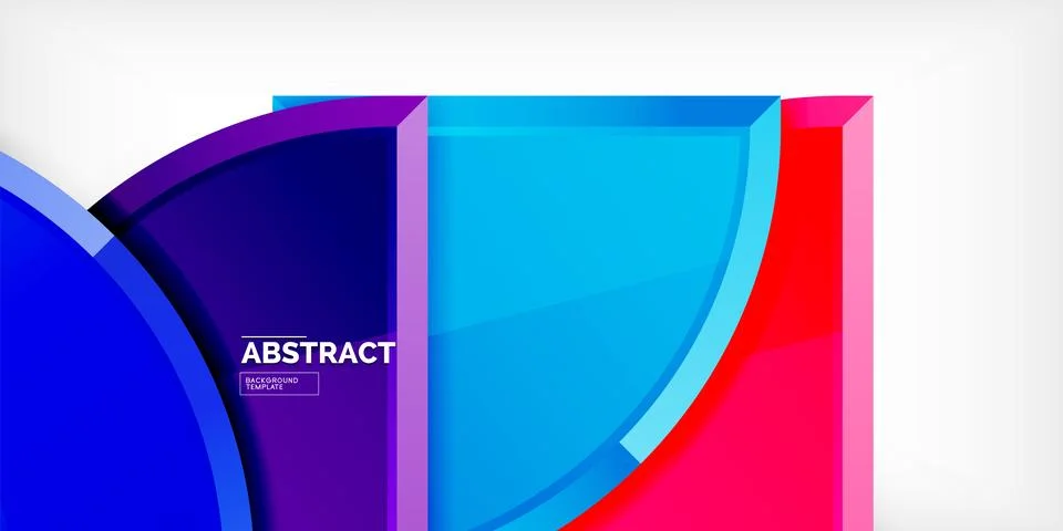 Glossy circles geometric background. Vector Illustration For Wallpaper, Banner 스톡 일러스트