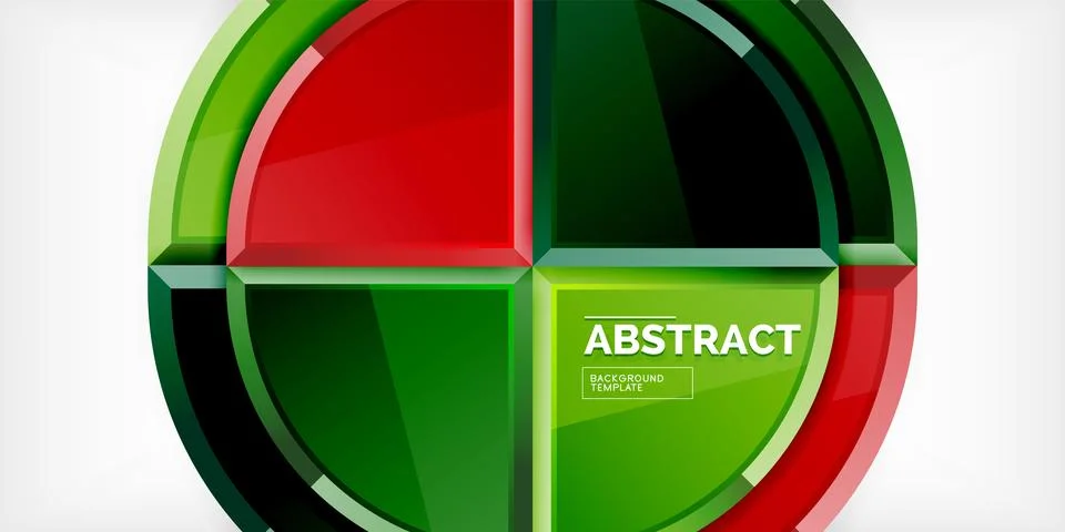 Glossy circles geometric background. Vector Illustration For Wallpaper, Banner 스톡 일러스트