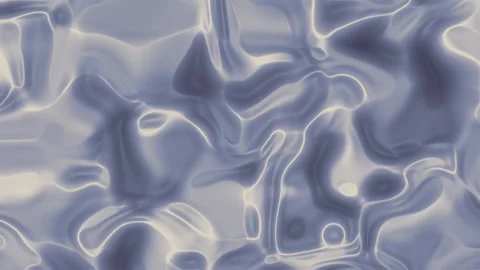 Glossy fluid abstract texture in cream and blue tones Stock Footage 313472537