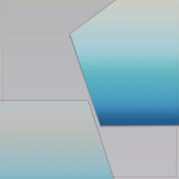 Glossy Gradient Shapes With Frame On Grey Background Template Design Stock Illustration